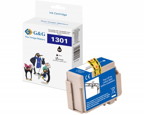 Kompatibel mit Epson T1301/ C13T13014012 XXL-Druckerpatrone Schwarz jetzt kaufen - Marke: G&G