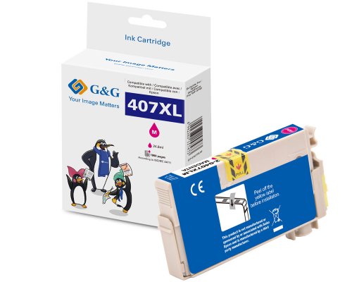 Kompatibel mit Epson 407/ C13T07U340 Druckerpatrone Magenta jetzt kaufen - Marke: G&G