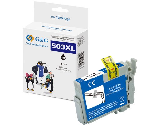 Kompatibel mit EPSON 503XL Druckerpatrone jetzt kaufen 13,2 ml (schwarz) - Marke: G&G