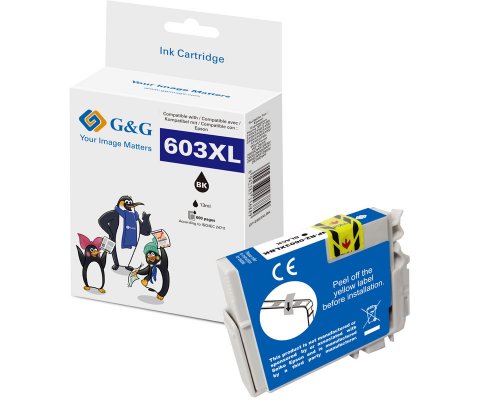 Kompatibel mit Epson 603XL/ C13T03A14010 XL-Druckerpatrone Schwarz jetzt kaufen - Marke: G&G