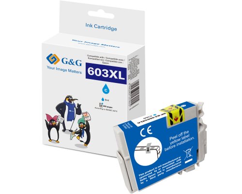 Kompatibel mit Epson 603XL/ C13T03A24010 XL-Druckerpatrone Cyan jetzt kaufen - Marke: G&G