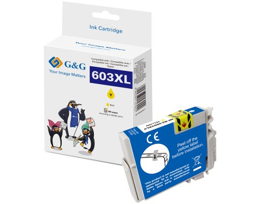 Kompatibel mit Epson 603XL/ C13T03A44010 XL-Druckerpatrone Gelb jetzt kaufen - Marke: G&G