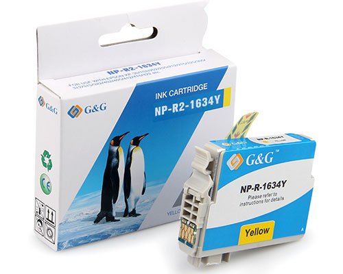Kompatibel mit Epson 16XL/ T1634/ C13T16344012 XL-Druckerpatrone Gelb jetzt kaufen - Marke: G&G