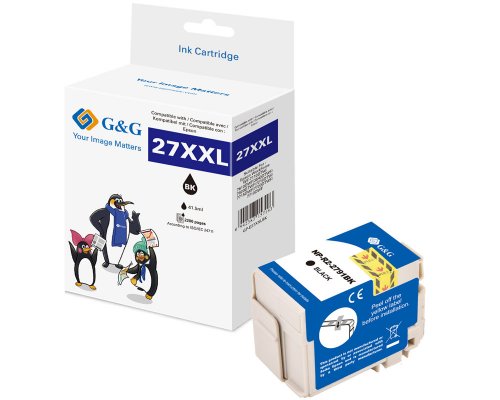 Kompatibel mit Epson 27XXL/ T2791/ C13T27914012 Druckerpatrone Schwarz jetzt kaufen - Marke: G&G