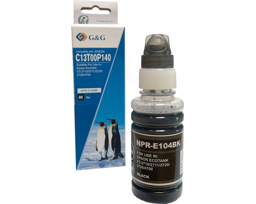 Kompatibel mit Epson 104/ C13T00P140 EcoTank Tinte (70,0 ml) Schwarz jetzt kaufen - Marke: G&G
