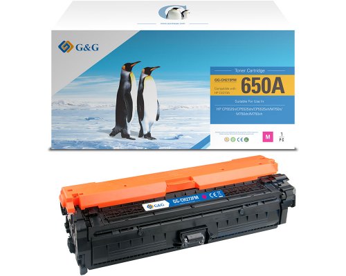 Kompatibel mit HP 650A / CE273A Toner jetzt kaufen (15.000 Seiten) Magenta - Marke: G&G