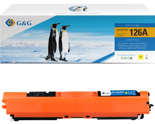 Kompatibel mit HP 126A / CE312A / Canon 729Y Toner Gelb jetzt kaufen - Marke: G&G