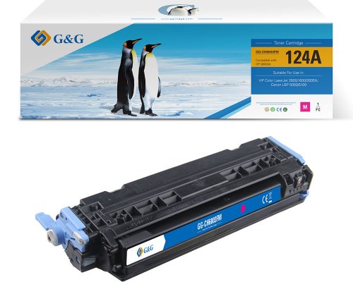 Kompatibel mit HP 124A / Q6003A / Canon 707M Toner Magenta jetzt kaufen - Marke: G&G