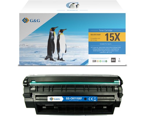 Kompatibel mit HP 15X / C7115X Toner jetzt kaufen (3.500 Seiten) Marke: G&G