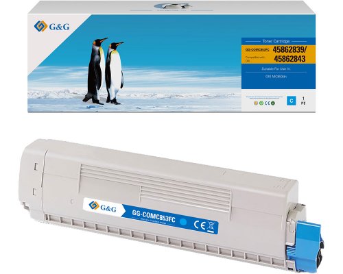 Kompatibel mit OKI 45862839 XL-Toner Cyan jetzt kaufen - Marke: G&G