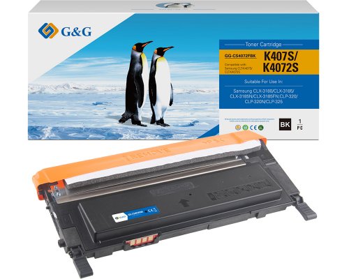 Kompatibel mit Samsung CLT-K4072S / HP SU128A Toner Schwarz jetzt kaufen - Marke: G&G