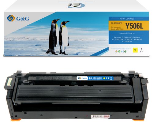 Kompatibel mit Samsung 506/ CLT-Y506L/ HP SU515A Toner Gelb jetzt kaufen - Marke: G&G