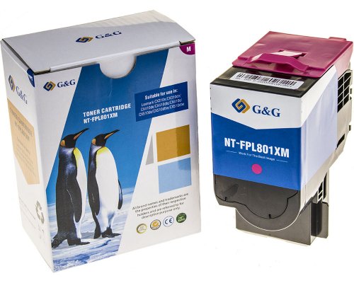 Kompatibel mit Lexmark 802SM/ 802HM/ 802XM/ 80C2SM0/ 80C2HM0/ 80C2XM0 Toner Magenta jetzt kaufen - Marke: G&G