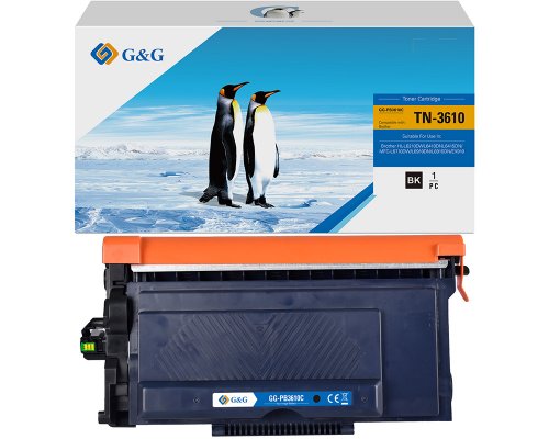 Kompatibel mit Brother 3610 Original-Toner TN3610 (18.000 Seiten) - Marke: G&G