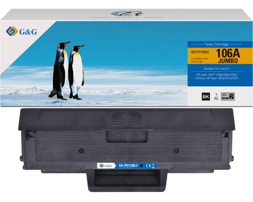 Kompatibel mit HP 106A / W1106A XL-Toner jetzt kaufen (2.000 Seiten) - Marke: G&G