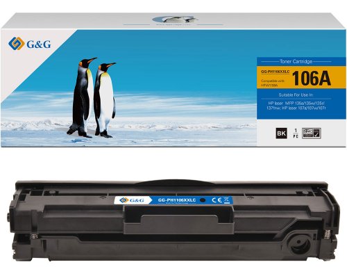 Kompatibel mit HP 106A / W1106A XXL-Toner jetzt kaufen (5.000 Seiten) - Marke: G&G