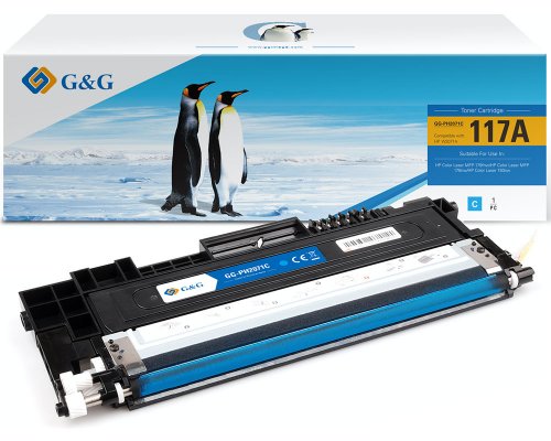 Kompatibel mit HP 117A / W2071A Toner Cyan jetzt kaufen - Marke: G&G