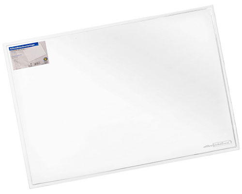 Schreibtischunterlage von Officepoint aus Plastik 70 x 50 cm transparent