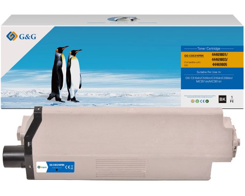 Kompatibel mit OKI 44469803 XL-Toner Schwarz jetzt kaufen - Marke: G&G