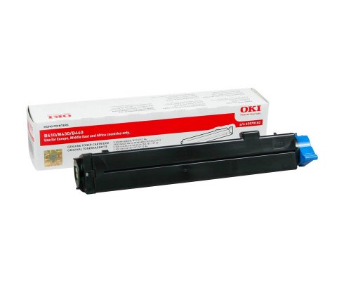 Original OKI-Toner 43979102 für OKI B410, B430, B440, MB460, MB470, MB480 (3.500 Seiten)