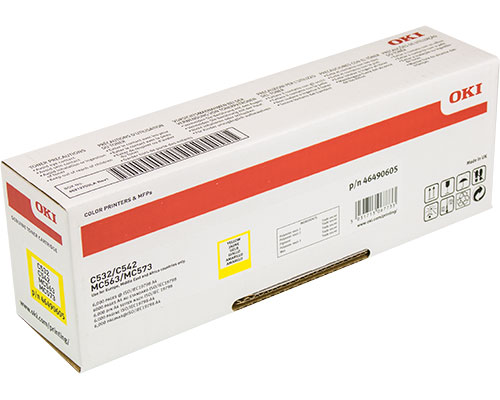 OKI C532/ 46490605 High Capacity Originaltoner Gelb jetzt kaufen