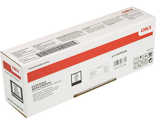 OKI C532/ 46490608 High Capacity Originaltoner Schwarz [modell]