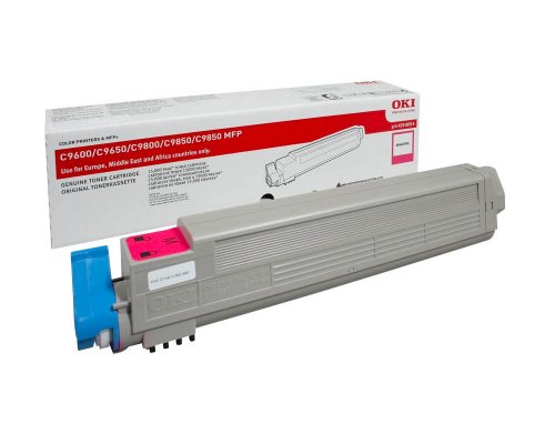 Original OKItoner 42918914 für OKI C9600, C9650, C9800, C9850 (ca. 15.000 Seiten) Magenta