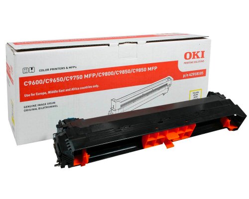 Original OKI-Trommel 42918105<br>für OKI C9600, C9650, C9800, C9850 Gelb