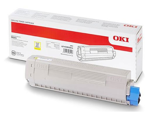 Original OKI-Toner 45862814 jetzt kaufen (10.000 Seiten) Gelb