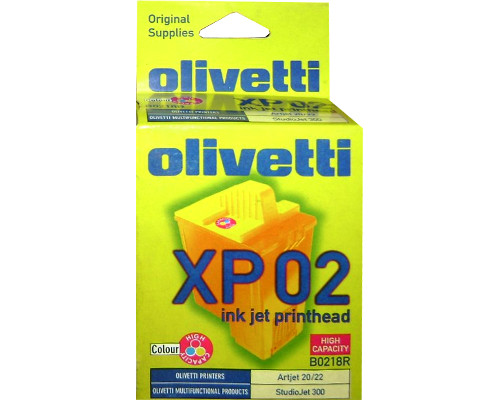 Olivetti XP-02/B0218R Original-Druckkopfpatrone Color für Olivetti Artjet 10, 12, 20, 22, Copy-LAB 200, OFX 800, Webprinter