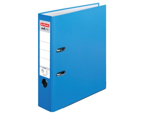 Herlitz Ordner maX.file protect A4 8cm aqua