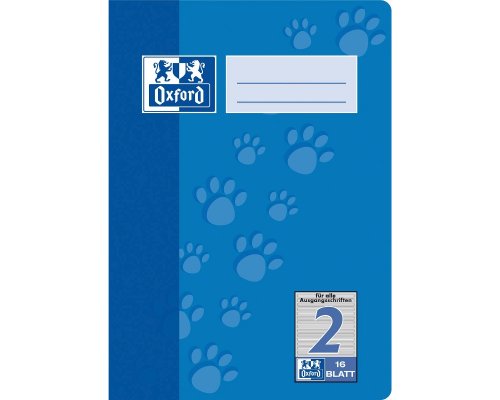 Oxford Schulheft A5 16 Blatt Lineatur 2
