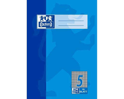Oxford Schulheft A5 16 Blatt Lineatur 5