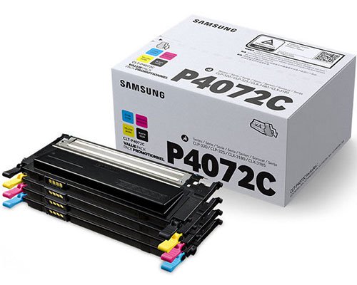 Original Samsung-Rainbowkit SU382A / CLT-P4072C (4 Originaltoner: Schwarz, Cyan, Magenta, Gelb) jetzt kaufen