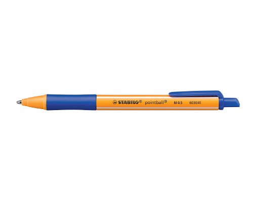 STABILO Kugelschreiber pointball, Druckmechanik, Strichstärke: 0,5 mm, Farbe: blau - 6030/41