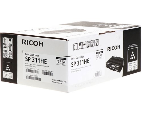 Original Ricohtoner Type SP311HC/ 407246 (3.500 Seiten) Schwarz jetzt kaufen