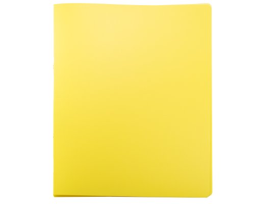 Ringbuch A4 Gelb, aus Kunststoff (PP)