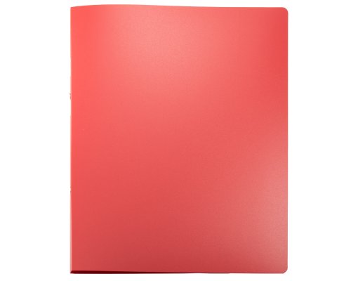 Ringbuch A4 rot, aus Kunststoff (PP)