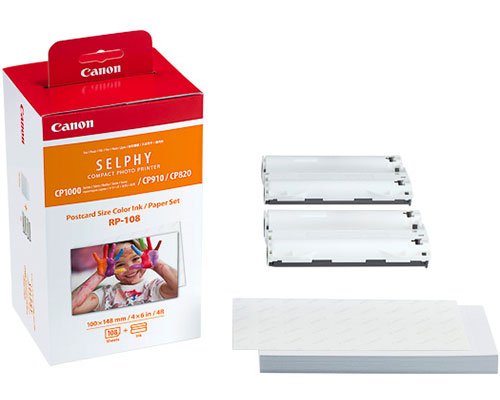 Original Canon Fotopapier-Farbkartuschen-Set RP108IN (108 Fotos 10 x 15 cm) jetzt kaufen