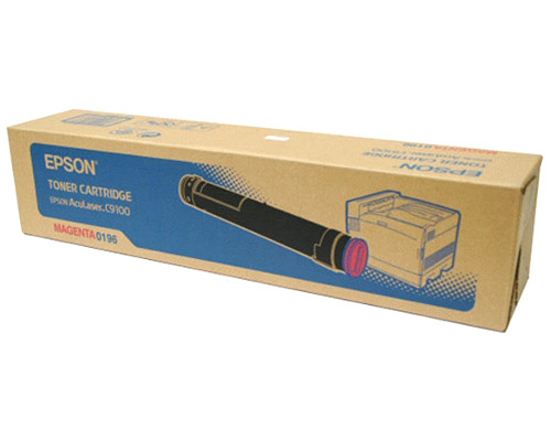 Epson 0196 Toner für Epson Aculaser C9100 (12.000 Seiten) Magenta
