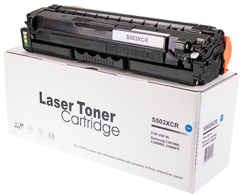 Kompatibel mit Samsung C503L / HP SU014A Toner Cyan [modell] von TONERDUMPING