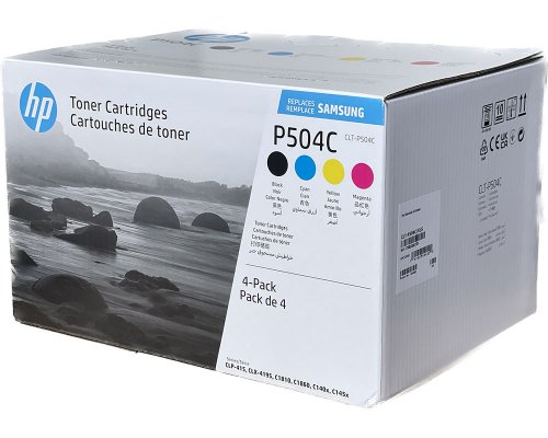 Samsung P504C Original-Toner (HP SU400A) Set: cyan, magenta, gelb, schwarz