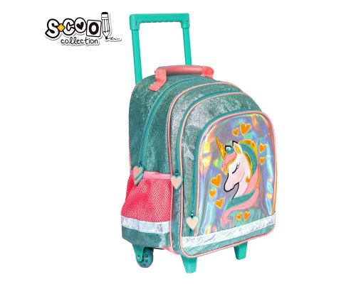 S-COOL Schulrucksack TROLLEY Einhorn