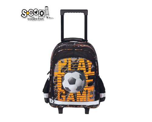S-COOL Schulrucksack TROLLEY FOOTBALL