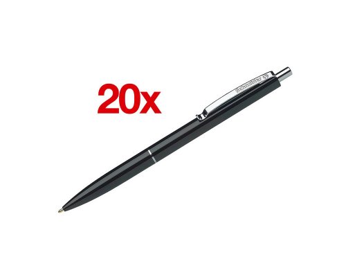 20 Schneider Kugelschreiber K15 schwarz Schreibfarbe schwarz - Strichstärke M (0,6 mm) - dokumentenecht