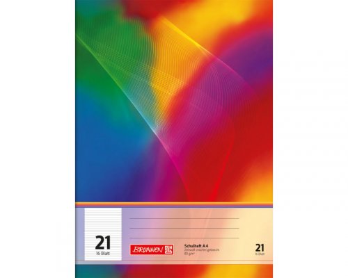 Schulheft, Lineatur 21, DIN-A4, 16 Blatt