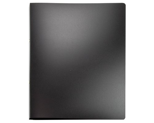 Ringbuch A4 Schwarz, aus Kunststoff (PP)