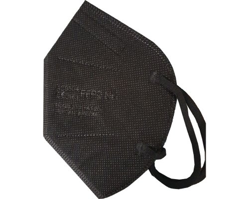 20 schwarze FFP2-Masken Marke Arcom - einzeln verpackt, mit CE-Kennzeichnung 2163, Norm: EN149:2001/ A1:2009 - Filterwirkung: mind. 94 % - aus 5lagigem Vliesstoff - hoher Tragekomfort