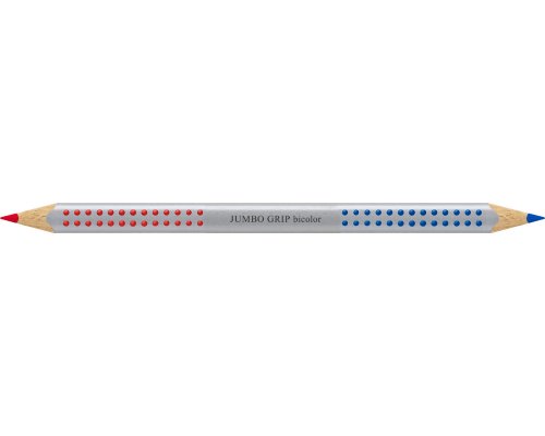 Faber-Castell Jumbo Grip Silbentrennstift, rot/blau
