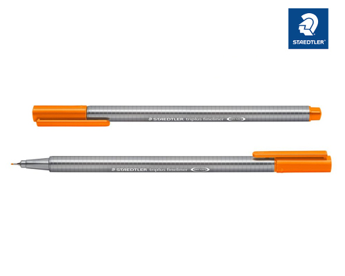Staedtler Fineliner triplus®, ca. 0,3 mm, 334-4, orange